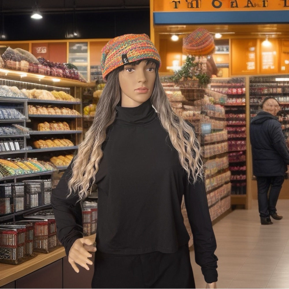 SHEIN Black Cropped Lightweight Turtle Neck Long-Sleeved Shirt